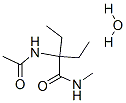 Butanamide, 2-(acetylamino)-2-ethyl-n-methyl-, monohydrate (9ci) Structure,145932-79-2Structure