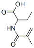 Butanoic acid, 2-[(2-methyl-1-oxo-2-propenyl)amino]-(9ci) Structure,146267-33-6Structure