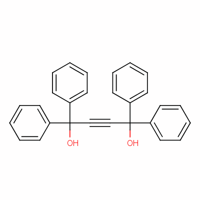 1,1,4,4-Tetraphenyl-2-butyn-1,4-diolStructure,1483-74-5Structure 1,1,4,4-Tetraphenyl-2-butyn-1,4-diol Structure,1483-74-5Structure