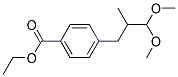 Benzoic acid, 4-(3,3-dimethoxy-2-methylpropyl)-, ethyl ester (9ci) Structure,148952-71-0Structure