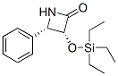 (3R,4s)-3-[(三乙基甲硅烷基)氧基]-4-苯基-2-氮雜啶酮結(jié)構(gòu)式_149140-54-5結(jié)構(gòu)式
