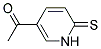 (9ci)-1-(1,6-二氫-6-硫氧代-3-吡啶)-乙酮結構式_149530-83-6結構式