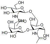 2-乙酰氨基-6-O-(2-乙酰氨基-2-脫氧-beta-D-吡喃葡萄糖基)-3-O-(beta-D-吡喃半乳糖基)-2-脫氧-alpha-D-吡喃半乳糖結構式_149793-99-7結構式