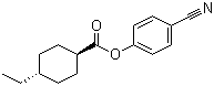 4- 氰基苯基-4-反式-乙基環(huán)己基羧酸結(jié)構(gòu)式_149890-38-0結(jié)構(gòu)式