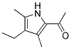 (9ci)-1-(4-乙基-3,5-二甲基-1H-吡咯-2-基)-乙酮結(jié)構(gòu)式_1500-91-0結(jié)構(gòu)式