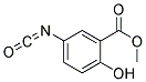 Benzoic acid, 2-hydroxy-5-isocyanato-, methyl ester (9ci) Structure,150129-34-3Structure