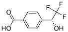 Benzoic acid, 4-(2,2,2-trifluoro-1-hydroxyethyl)-, (r)-(9ci) Structure,150821-42-4Structure