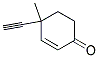 (9ci)-4-乙炔-4-甲基-2-環(huán)己烯-1-酮結(jié)構(gòu)式_152428-87-0結(jié)構(gòu)式