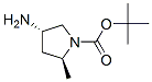 4-氨基-2-甲基-1-吡咯烷羧酸-1,1-二甲基乙酯, (2s-反式)- (9ci)結(jié)構(gòu)式_152673-32-0結(jié)構(gòu)式