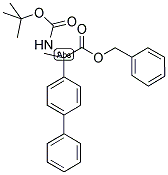 芐基(2S)-3-(4-聯(lián)苯基)-2-({[(2-甲基-2-丙基)氧基]羰基}氨基)丙酸酯結(jié)構(gòu)式_153037-45-7結(jié)構(gòu)式