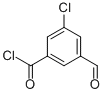 Benzoyl chloride, 3-chloro-5-formyl-(9ci) Structure,153203-60-2Structure