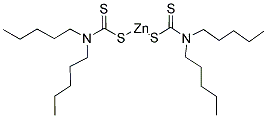 二(N,N-二戊基二硫代氨基甲酸)鋅結(jié)構(gòu)式_15337-18-5結(jié)構(gòu)式