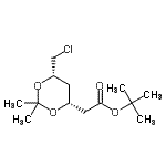 Tert-​butyl 2-​[(4r,​6s)​-​6-​(chloromethyl)​-​2,​2-​dimethyl-​1,​3-​dioxan-​4-​yl]​acetate Structure,154026-94-5Structure