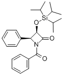 (3R,4S)-1-苯甲?；?4-苯基-3-[(三異丙基硅烷基)氧基]-2-氮雜環(huán)丁酮結(jié)構(gòu)式_155371-59-8結(jié)構(gòu)式