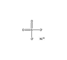 硫酸鎳結構式_15905-81-4結構式