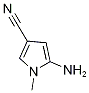 1H-pyrrole-3-carbonitrile,5-amino-1-methyl-(9ci) Structure,159831-30-8Structure