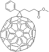 (6,6)-Phenyl-c61 butyrie acid methyl ester；pcbm Structure,160848-22-6Structure