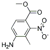 Benzoic acid, 4-amino-3-methyl-2-nitro-, methyl ester (9ci) Structure,161030-11-1Structure