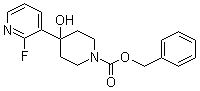 2-氟-4-羥基-3,4,5,6-四氫-2H[3,4]聯(lián)吡啶-1-羧酸芐酯結構式_161610-13-5結構式