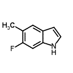 (9ci)-6-氟-5-甲基-1H-吲哚結(jié)構(gòu)式_162100-95-0結(jié)構(gòu)式