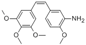 (Z)-2-甲氧基-5-(3,4,5-三甲氧基苯乙烯)苯胺結構式_162705-07-9結構式