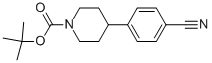 4-(4-氰基環(huán)己基)哌啶-1-羧酸叔丁酯結(jié)構(gòu)式_162997-33-3結(jié)構(gòu)式