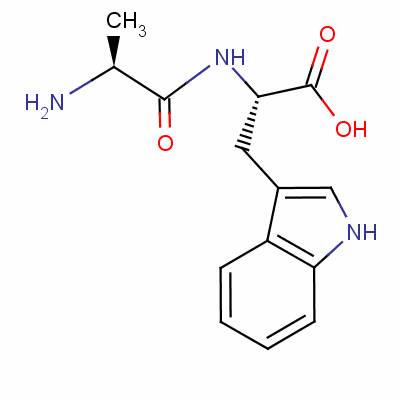 L-丙氨酰-l-色胺結(jié)構式_16305-75-2結(jié)構式