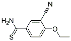 Benzenecarbothioamide, 3-cyano-4-ethoxy-(9ci)Structure,163597-58-8Structure Benzenecarbothioamide, 3-cyano-4-ethoxy-(9ci) Structure,163597-58-8Structure