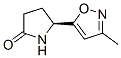 2-Pyrrolidinone,5-(3-methyl-5-isoxazolyl)-,(s)-(9ci) Structure,163849-08-9Structure