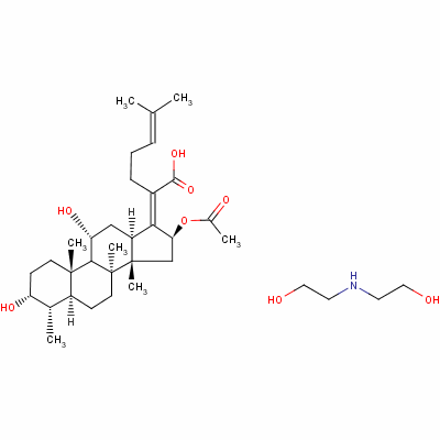 Diethanolamine fusidate Structure,16391-75-6Structure