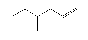 2,4-二甲基-1-己烯結(jié)構(gòu)式_16746-87-5結(jié)構(gòu)式