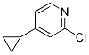 2-氯-4-環(huán)丙基吡啶結(jié)構(gòu)式_168975-75-5結(jié)構(gòu)式