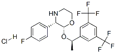 (2R,3S)-2-[(1R)-1-[3,5-雙(三氟甲基)苯基]乙氧基]-3-(4-氟苯基)-嗎啉鹽酸鹽結(jié)構(gòu)式_171482-05-6結(jié)構(gòu)式