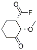 Cyclohexanecarbonyl fluoride, 2-methoxy-3-oxo-, (1s-cis)-(9ci) Structure,174709-89-8Structure