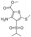 3-氨基-4-(異丙基磺?；?-5-(甲基硫代)噻吩-2-羧酸甲酯結構式_175202-07-0結構式