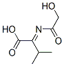 Butanoic acid, 2-[(hydroxyacetyl)imino]-3-methyl-(9ci) Structure,175276-19-4Structure