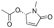 2H-pyrrol-2-one,5-(acetyloxy)-1,5-dihydro-1-methyl-,(5s)-(9ci) Structure,175796-23-3Structure