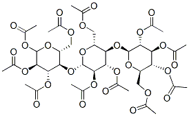 2,3,4,6-四-O-乙酰基己糖吡喃糖苷-(1->4)-2,3,6-三-O-乙?；禾沁拎擒?(1->4)-1,2,3,6-四-O-乙酰基吡喃己糖結(jié)構(gòu)式_17690-94-7結(jié)構(gòu)式