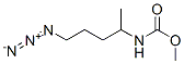 Carbamic acid, (4-azido-1-methylbutyl)-, methyl ester (9ci) Structure,177489-88-2Structure