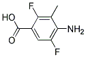 Benzoic acid, 4-amino-2,5-difluoro-3-methyl-(9ci) Structure,178444-92-3Structure