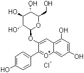 Pelargonidin-3-glucoside chloride Structure,18466-51-8Structure