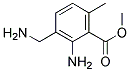 Benzoic acid, 2-amino-3-(aminomethyl)-6-methyl-, methyl ester (9ci) Structure,185689-54-7Structure