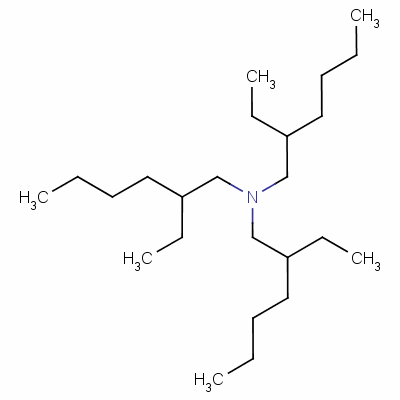 三(2-乙基己基)胺結(jié)構(gòu)式_1860-26-0結(jié)構(gòu)式