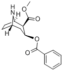 (1R,2R,3S,5S)-3-(苯甲酰氧基)-8-氮雜雙環(huán)[3.2.1]辛烷-2-羧酸甲酯結(jié)構(gòu)式_18717-72-1結(jié)構(gòu)式