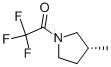 (R)-(9CI)-3-甲基-1-(三氟乙?；?-吡咯烷結(jié)構(gòu)式_187670-58-2結(jié)構(gòu)式
