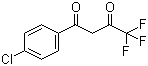 1-(4-氯苯基)-4,4,4-三氟-1,3-丁二酮結(jié)構(gòu)式_18931-60-7結(jié)構(gòu)式
