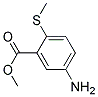 Benzoic acid, 5-amino-2-(methylthio)-, methyl ester (9ci) Structure,191604-71-4Structure