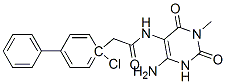n-(4-氨基-1,2,3,6-四氫-1-甲基-2,6-二氧代-5-嘧啶)-4-氯-[1,1-聯(lián)苯]-4-乙酰胺結(jié)構(gòu)式_191936-48-8結(jié)構(gòu)式