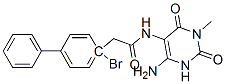 n-(4-氨基-1,2,3,6-四氫-1-甲基-2,6-二氧代-5-嘧啶)-4-溴-[1,1-聯(lián)苯]-4-乙酰胺結(jié)構(gòu)式_191936-51-3結(jié)構(gòu)式