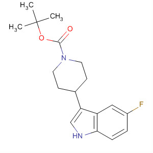 4-(5-氟-1H-吲哚-3-基)-哌啶-1-羧酸叔丁酯結構式_194036-50-5結構式
